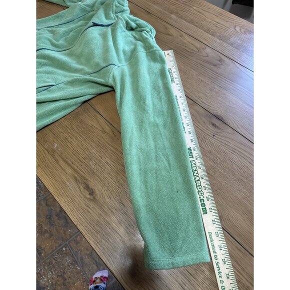 Horny Toad & Co Green Hooded Fleece Zip Up Jacket Women Size Large Pockets - Picture 7 of 11